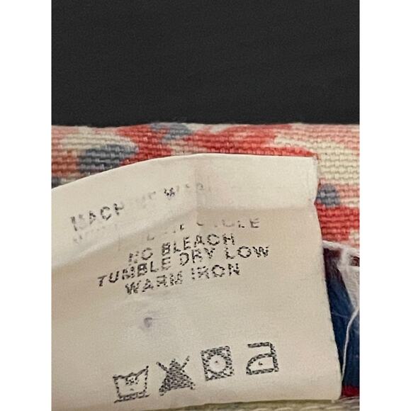 Touch O' Blue Jacket Womens Medium Floral Snap Front Multicolor Made USA - Picture 5 of 8